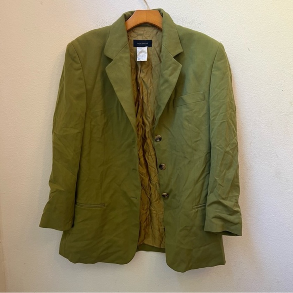 Piazza Sempione Olive Green Blazer